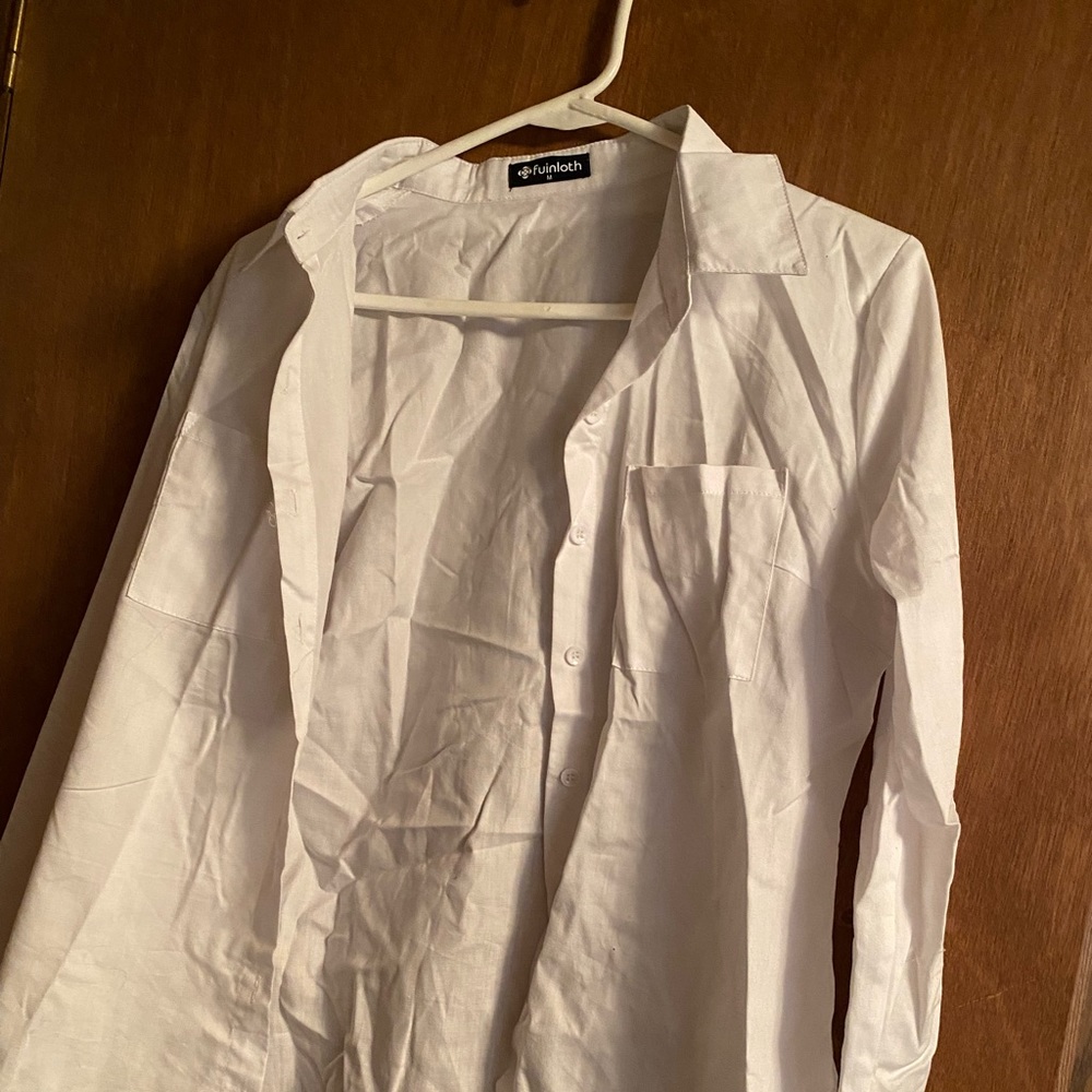 White blouse women size medium